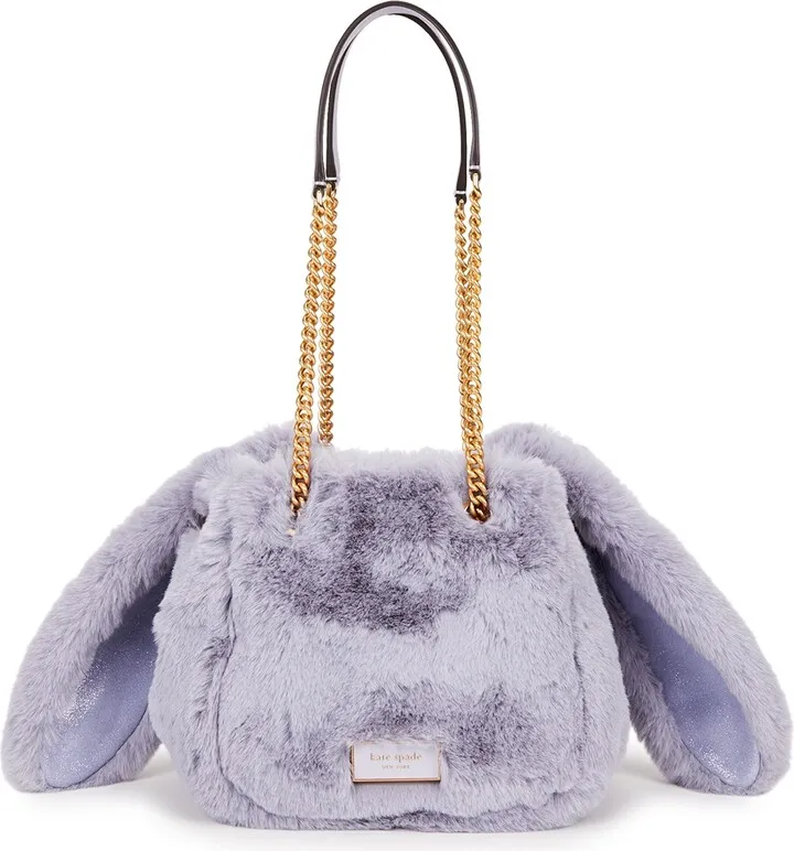 Kate Spade New York Rabbit Faux Fur Shoulder Bag