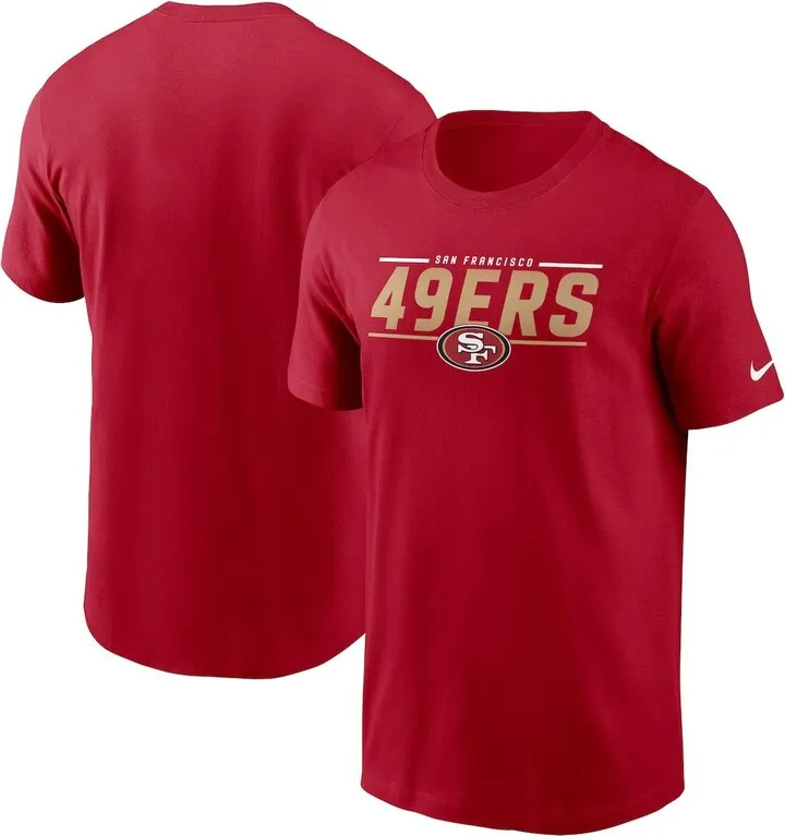 Men's Nike Scarlet San Francisco 49ers Muscle T-shirt