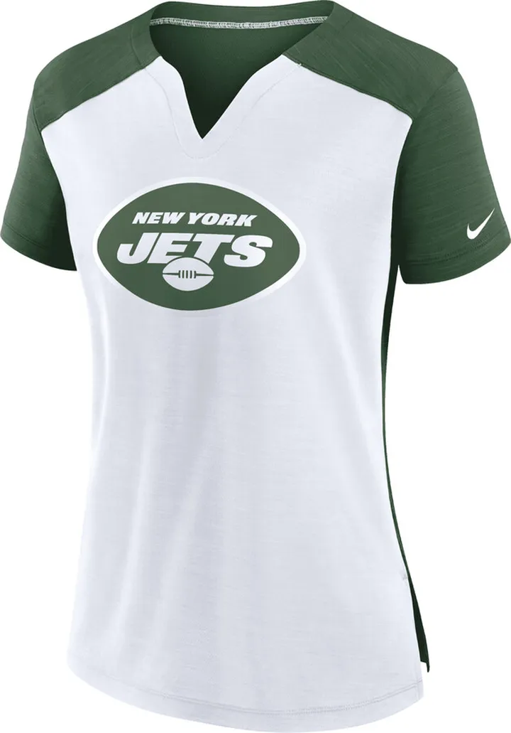 Nike Women's Dri-FIT Exceed (NFL New York Jets) T-Shirt in Green