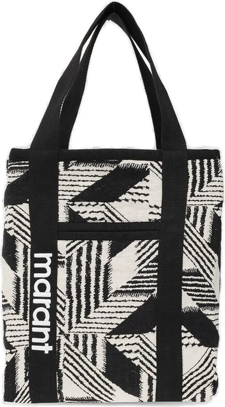 Isabel Marant Darwen Logo Printed Tote Bag