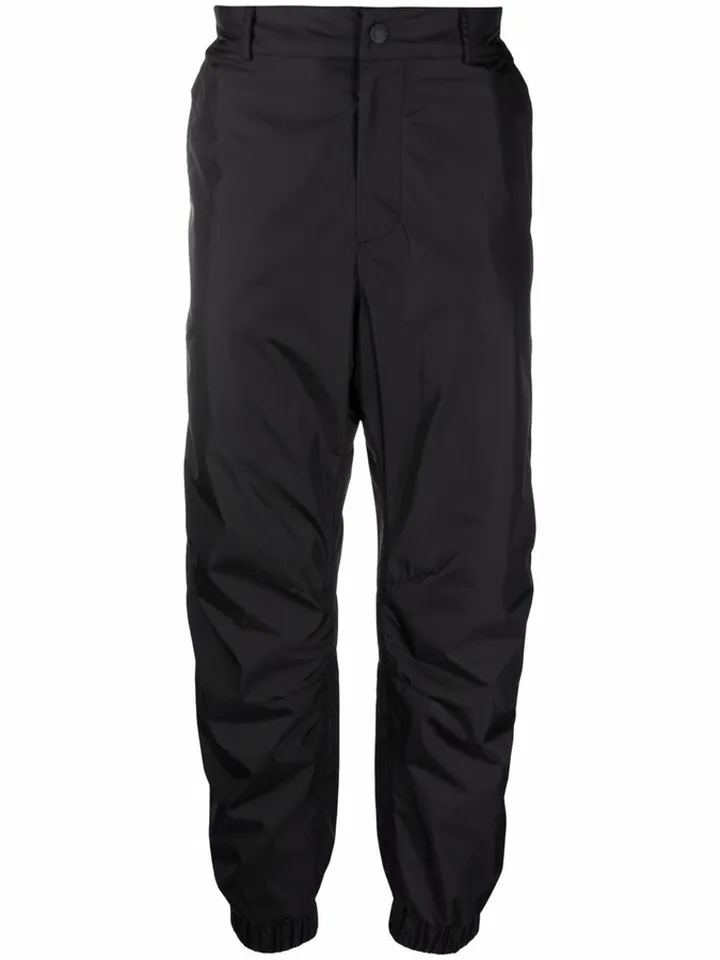 Cuffed Straight-Leg Trousers