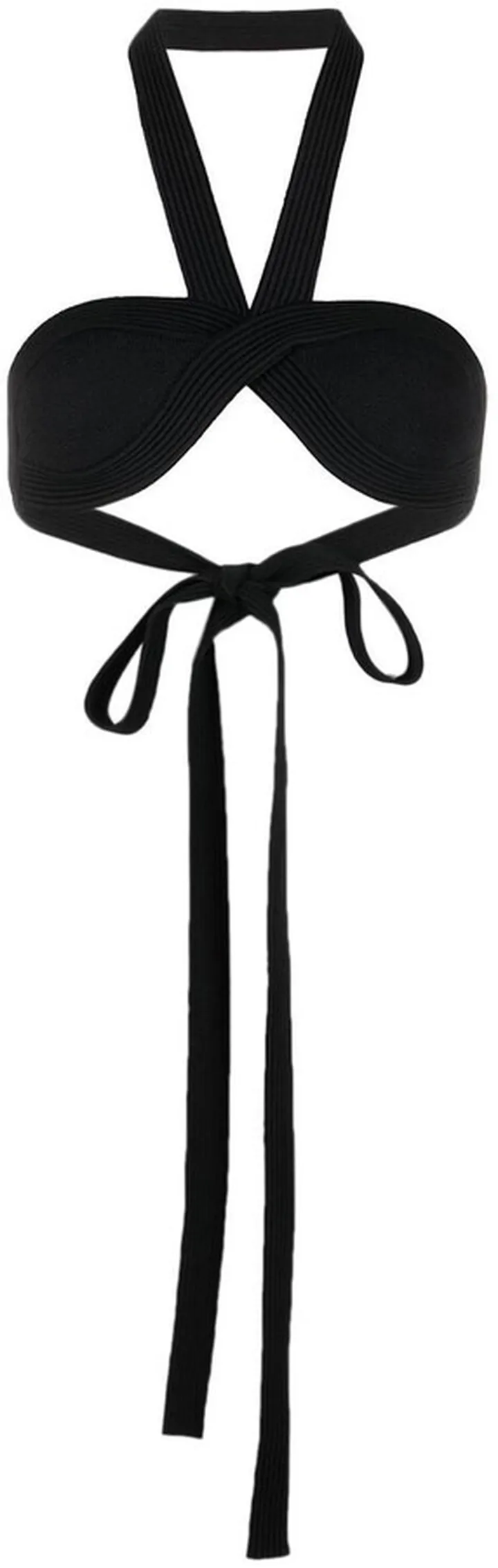 Rooke ribbed halter bralette