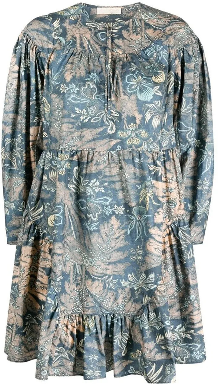 Leiko floral print mini dress
