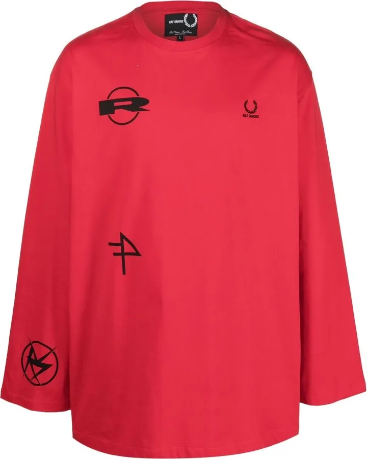 logo-print long-sleeve T-shirt