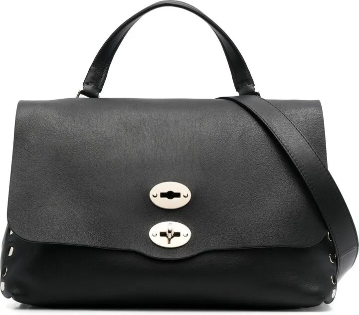Postina leather shoulder bag