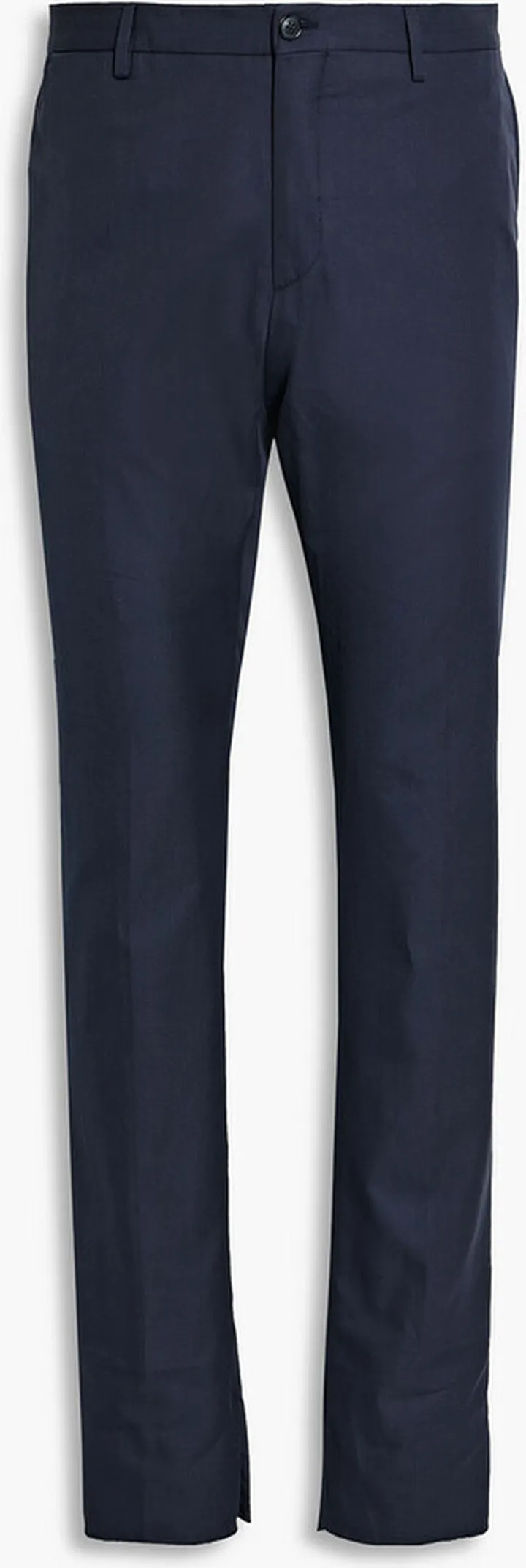 Tapered cotton-twill pants