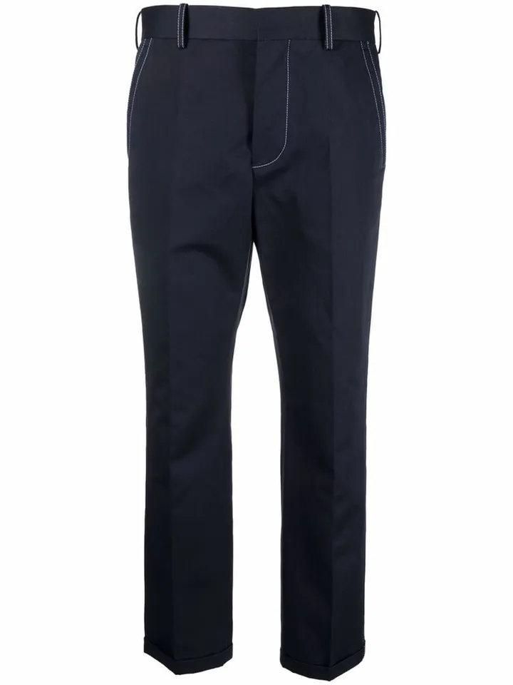 Cropped Tailored Trousers