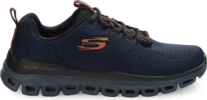 Low-Top Logo Mesh Sneakers