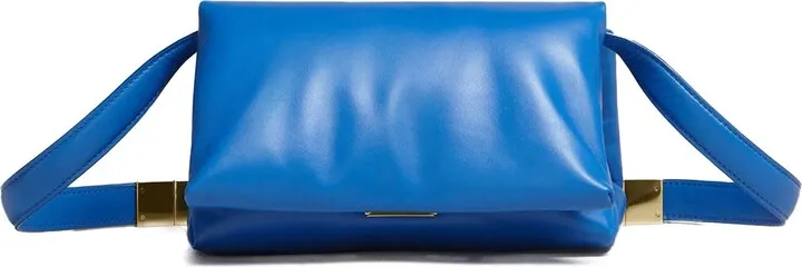 Blue Calfskin Prisma Bag