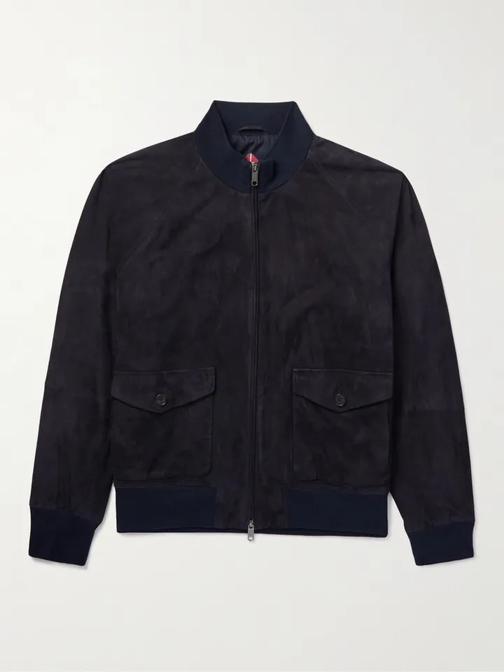 G9 AF Suede Harrington Jacket