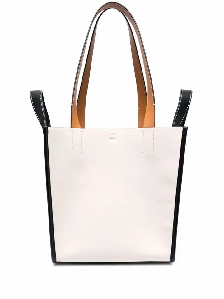 large Mercer leather tote bag