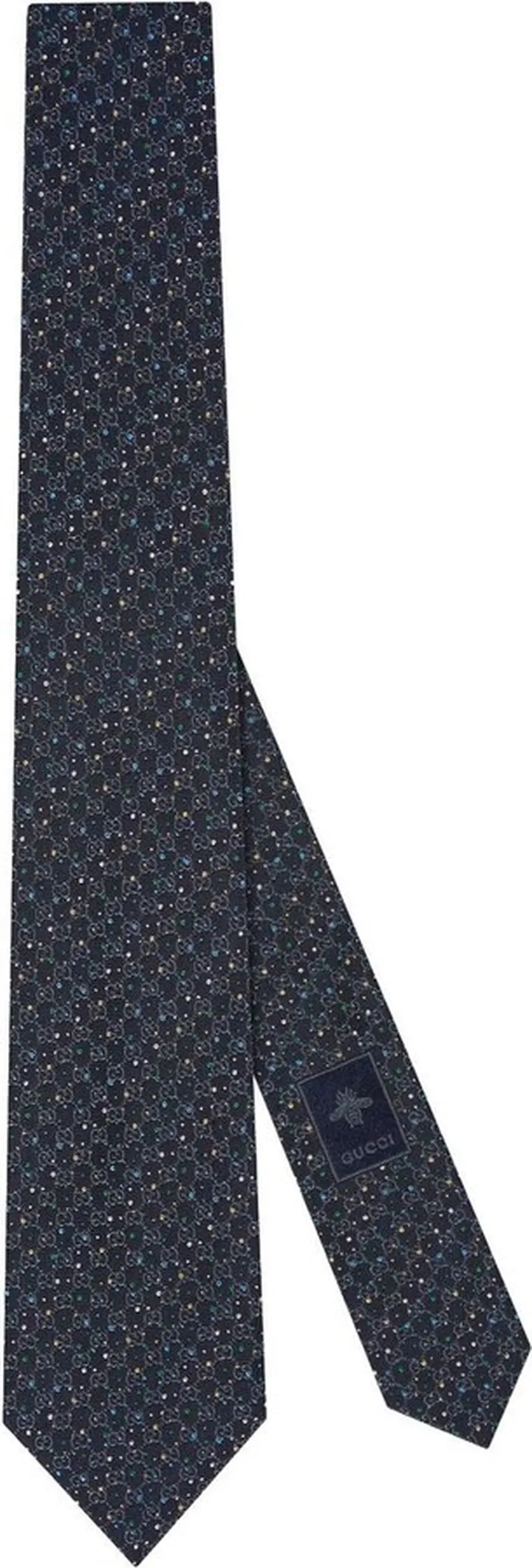 GG dots silk jacquard tie