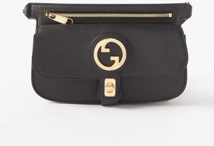 Blondie Gg Leather Belt Bag
