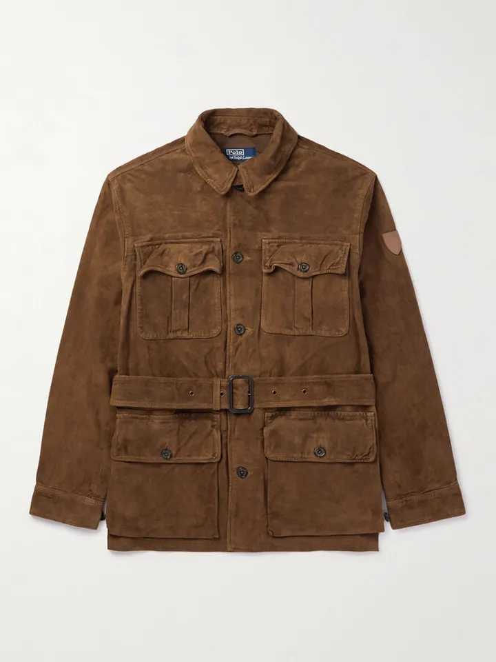 Belted Suede Jacket
