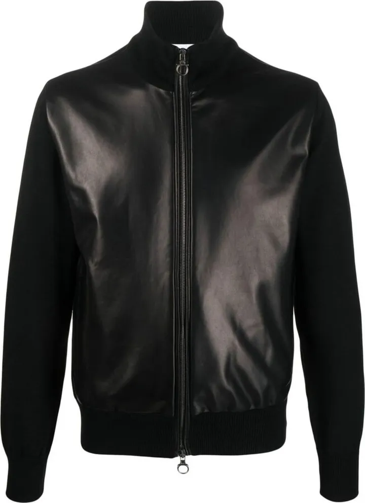 Ram Leather-Panel Bomber Jacket