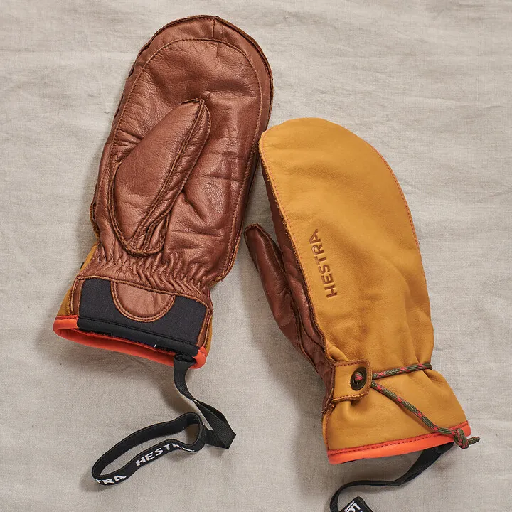 Hestra Leather + Wool Mittens