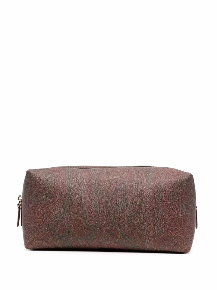 Paisley-Print Wash Bag