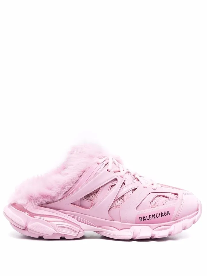 Track mule sneakers
