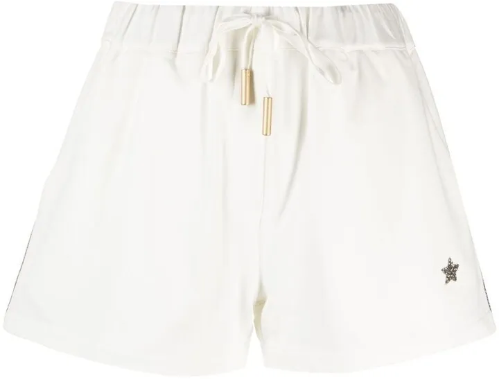 Star-Embellished Track Shorts