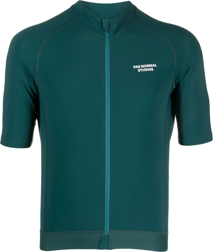 Logo-Print Short-Sleeve Sport Sweatshirt