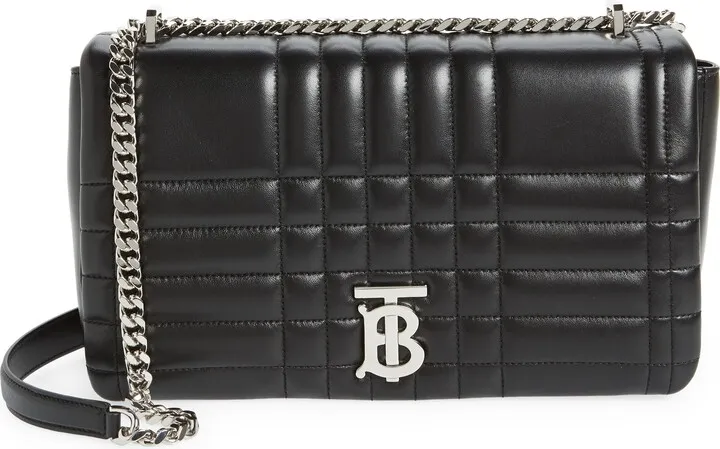 Medium Lola TB Quilted Lambskin Leather Shoulder Bag