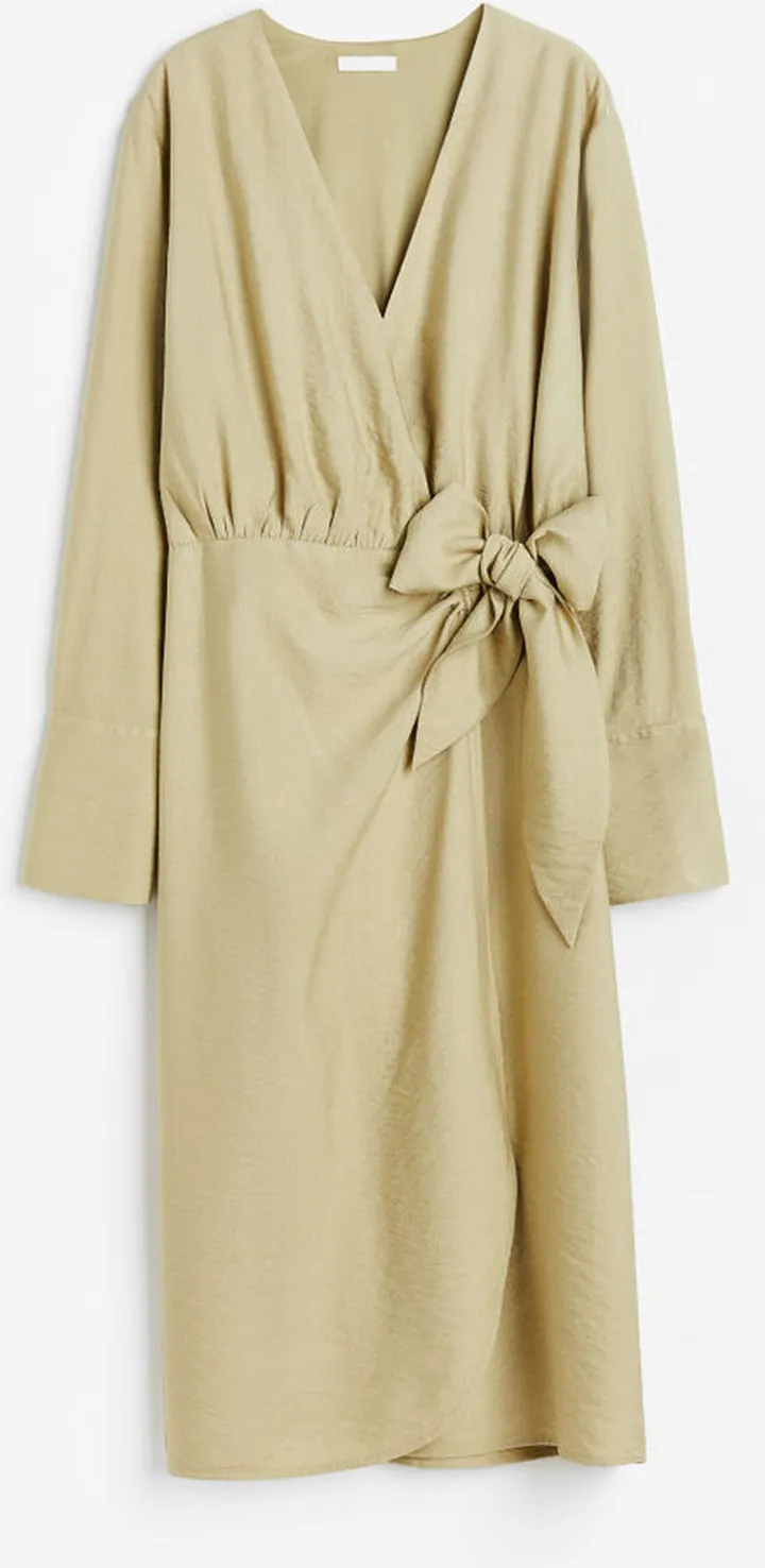 Tie-detail Wrap Dress