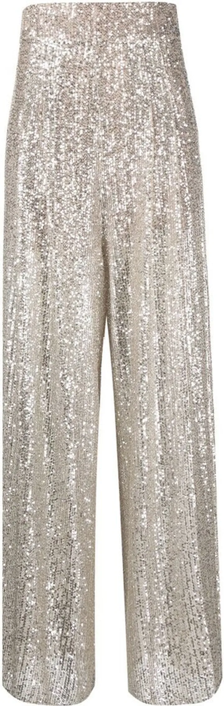 High Waist Sequinned Trousers