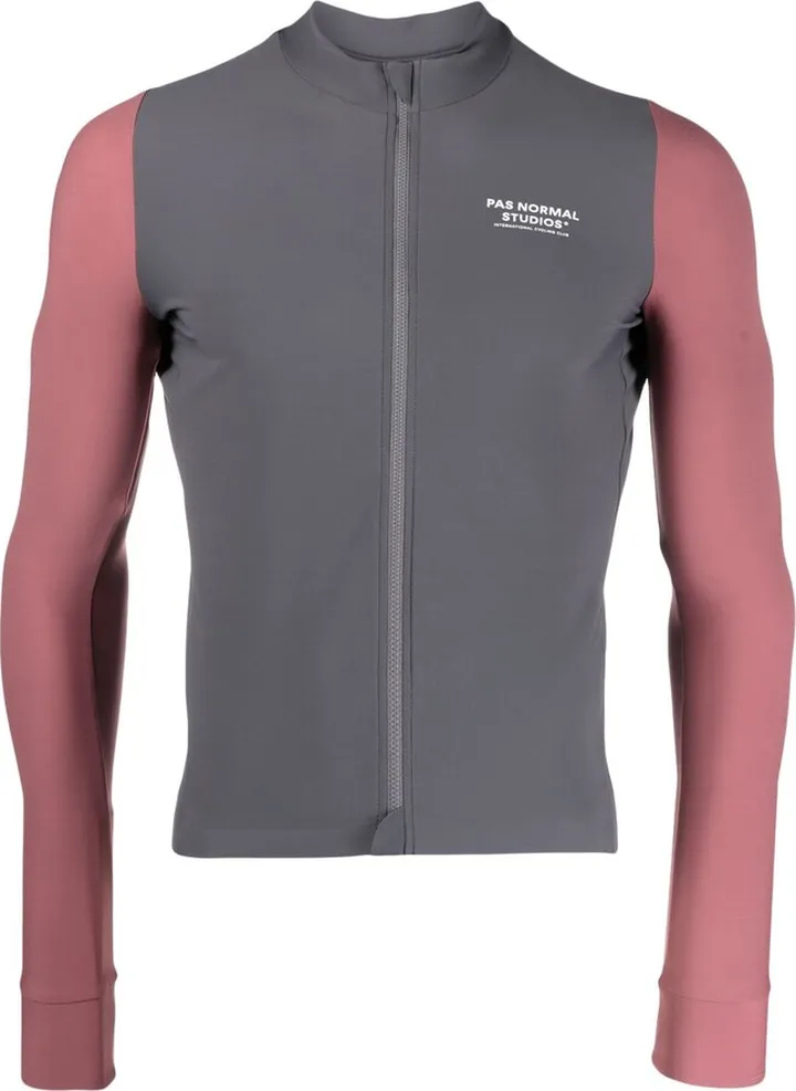 Grey Mechanism Cycling Jersey Top