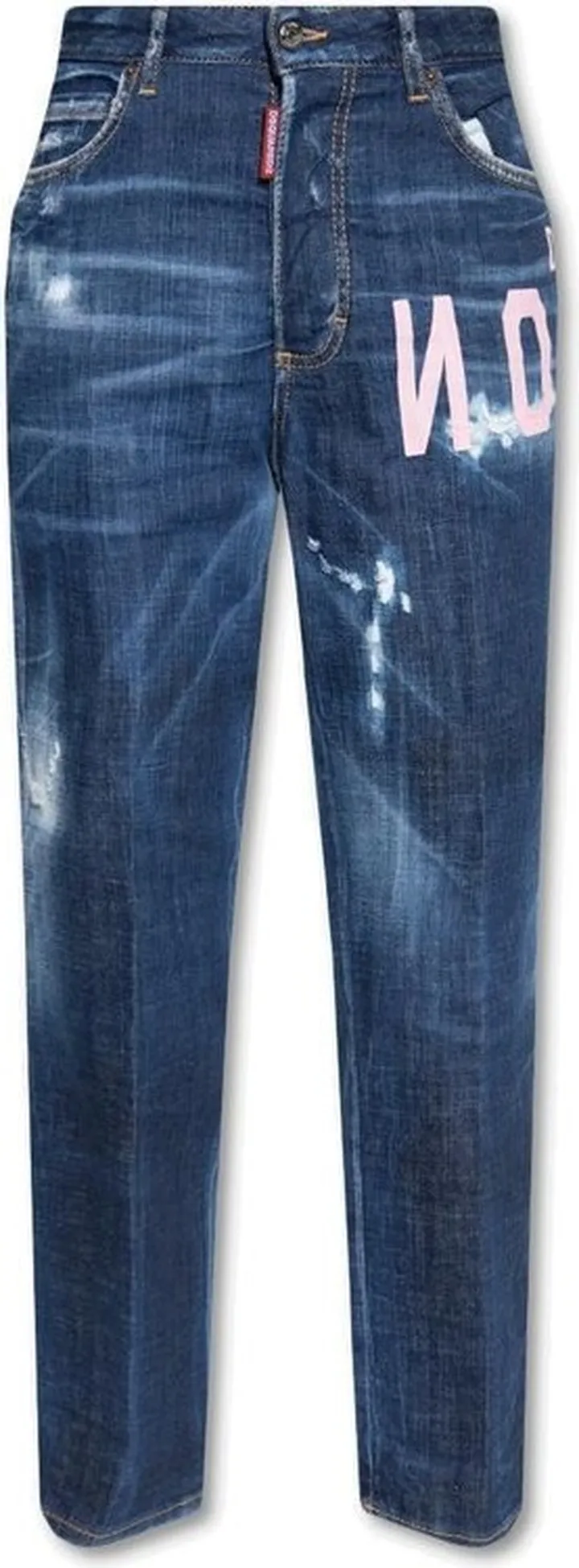 Dsquared2 Cool Girl Cropped Distressed Jeans
