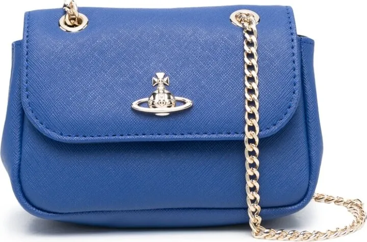 Saffiano small leather crossbody bag
