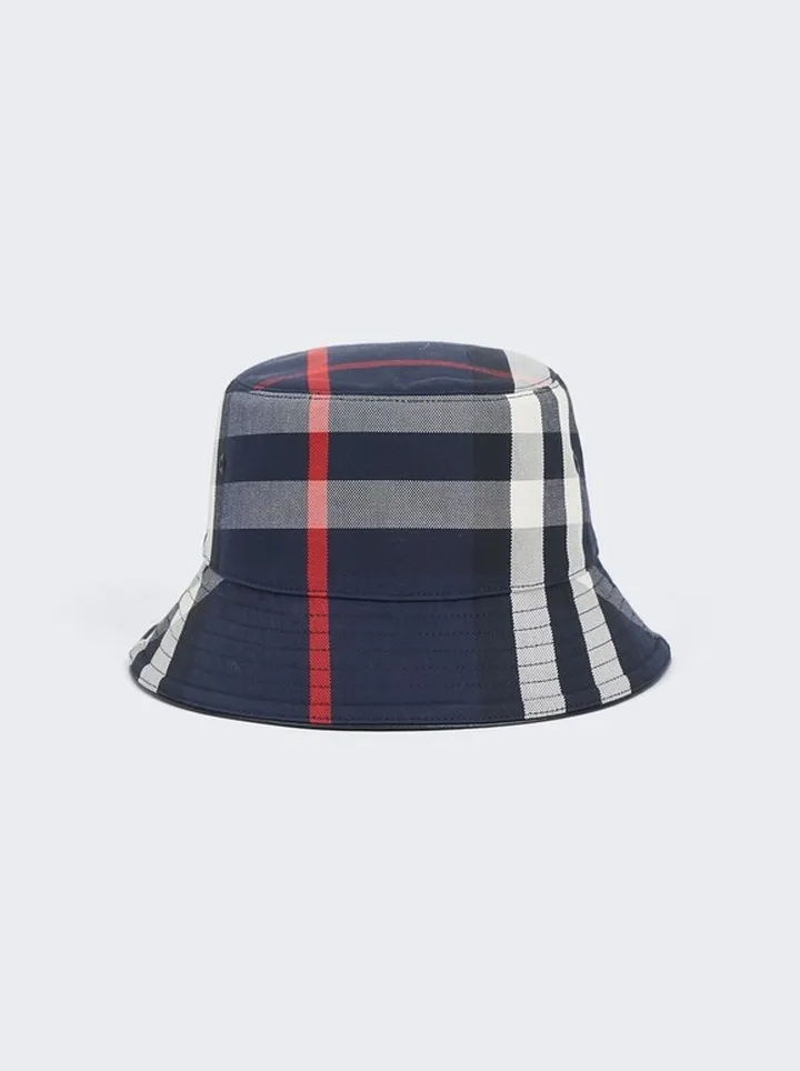 Check Cotton Bucket Hat