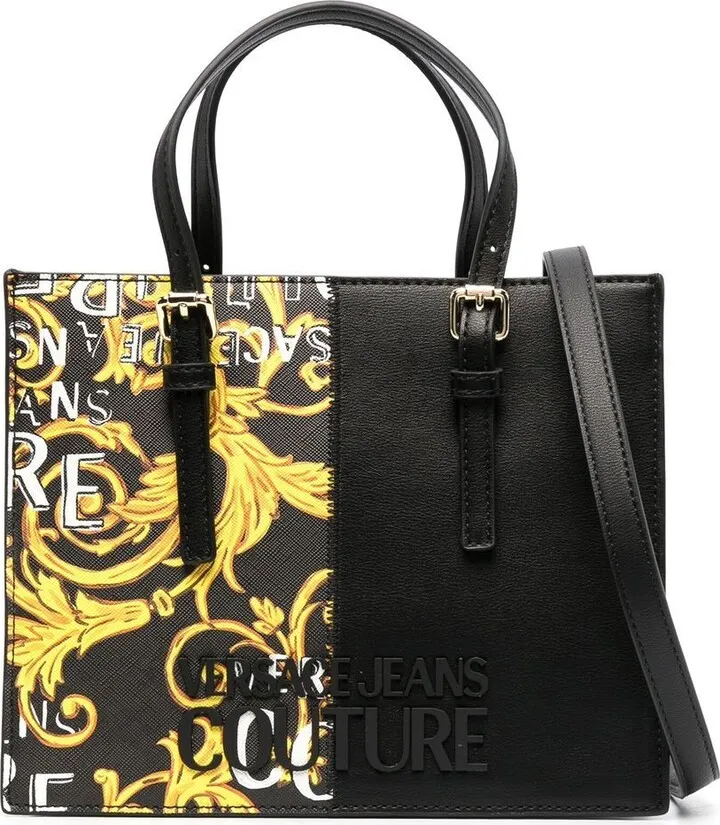 Barocco print tote bag