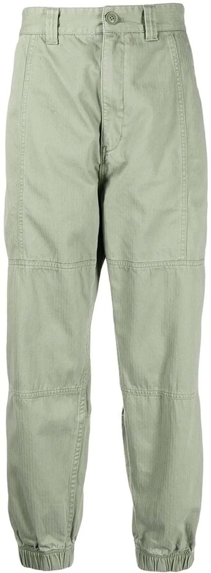 High-Waist Tapered Trousers