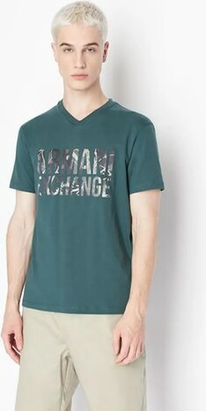 Regular fit organic jersey cotton logo t-shirt