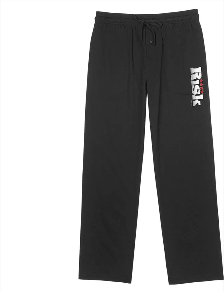 Men's Risk Star Logo Lounge Pants - Black - X Large