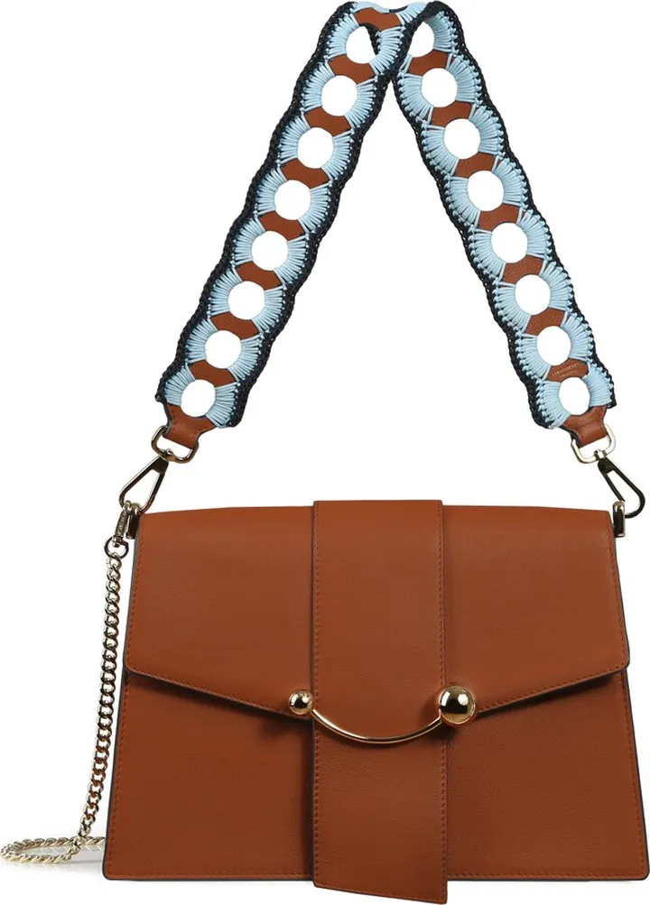 Crescent Leather Crossbody Bag