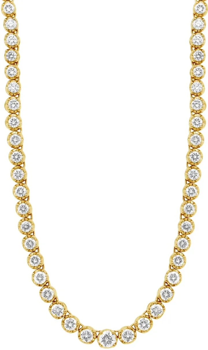 Audrey Diamond Tennis Necklace