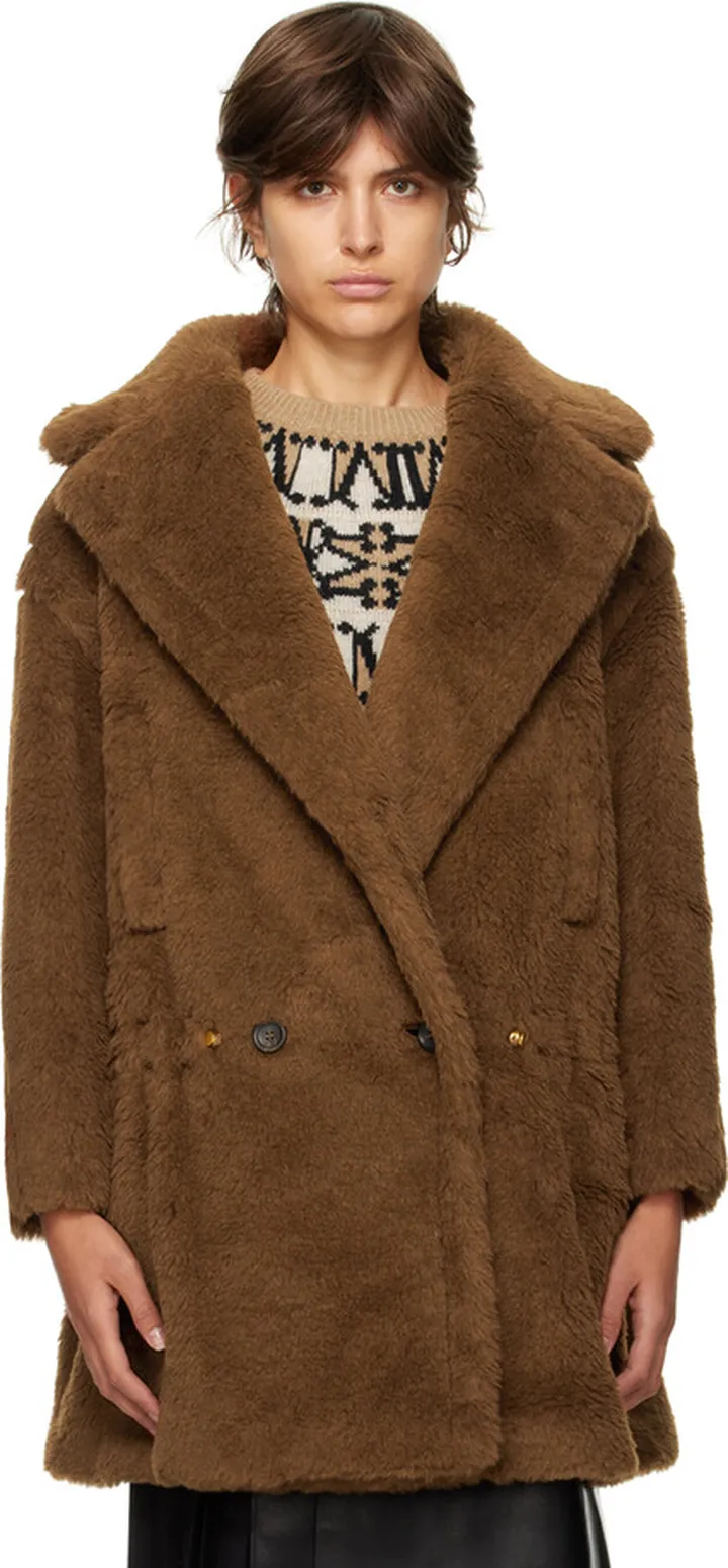 Max Mara Brown Nebula Coat