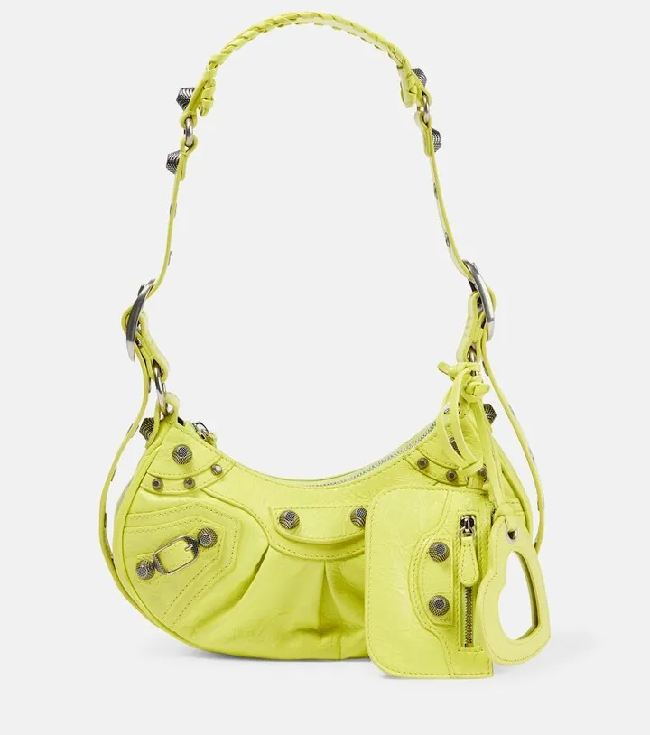 Le Cagole XS leather shoulder bag