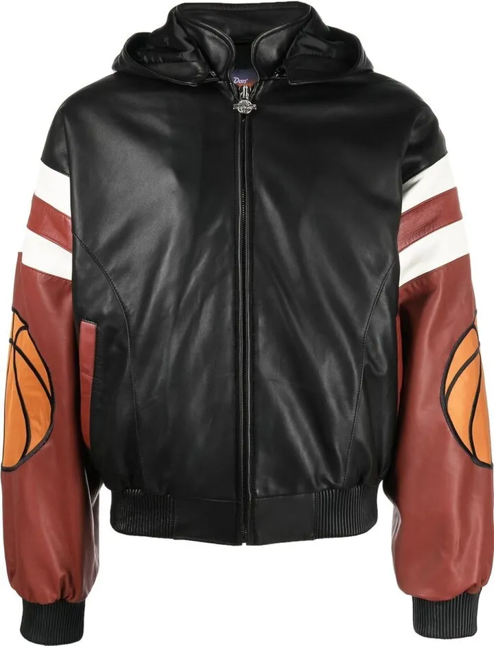 New York basketball leather jacket