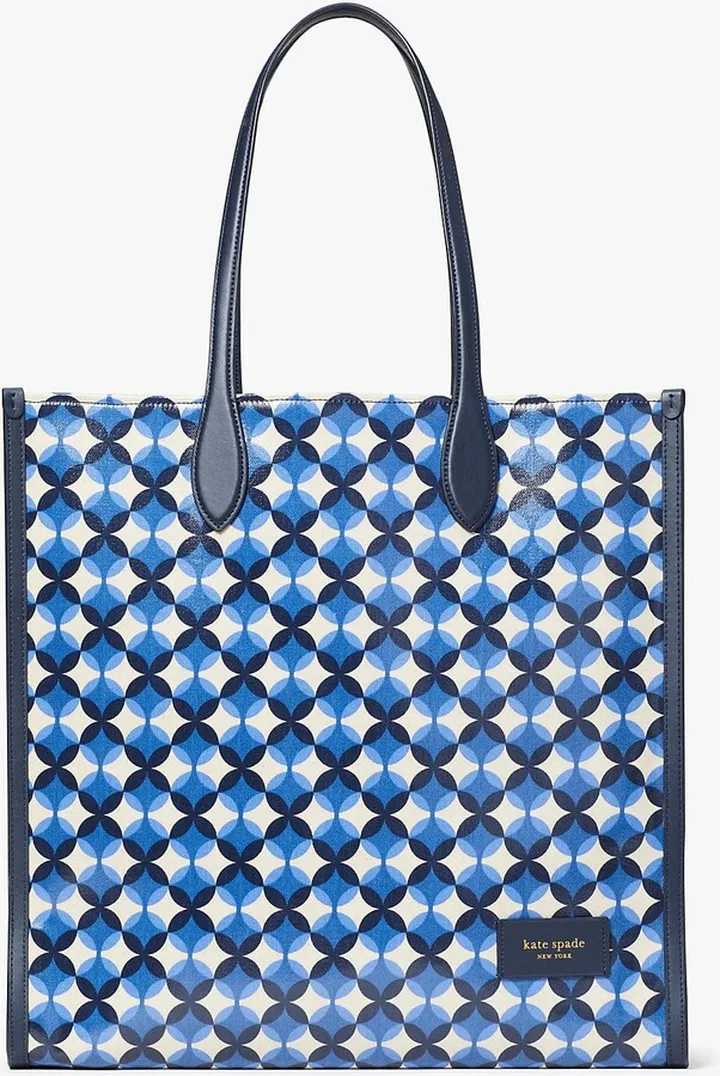 Kate Spade Gotham Patio Tile Canvas Large Tote