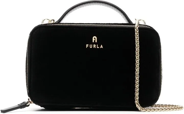Camelia leather mini bag