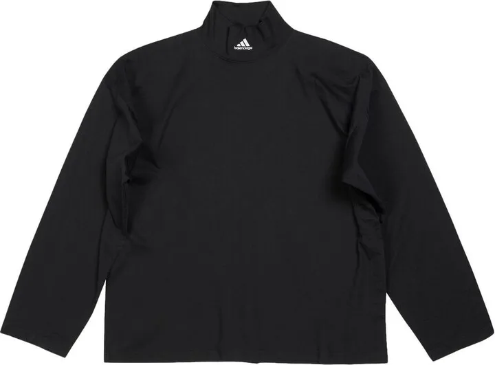 x adidas logo-print high-neck T-shirt