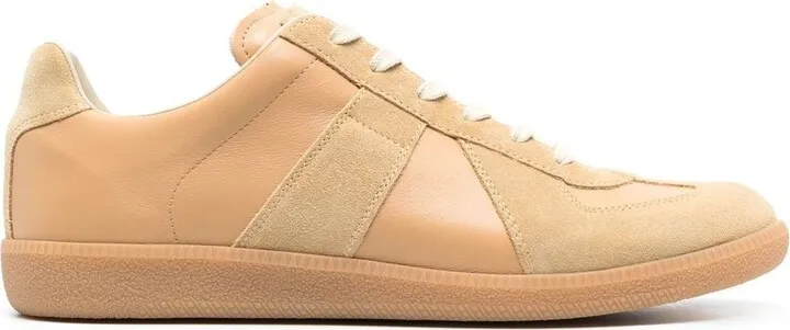 Panelled Low-Top Sneakers