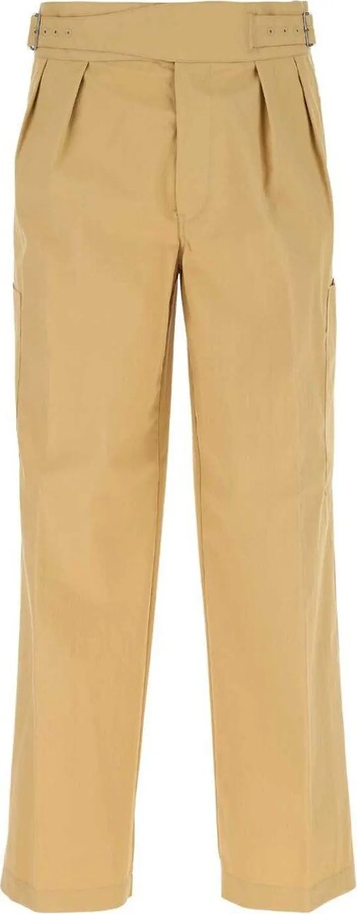 Logo Patch Straight-leg Pants