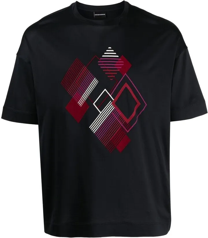 graphic-print short-sleeved T-shirt