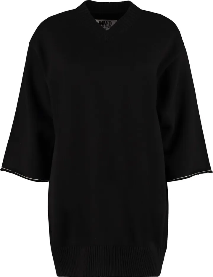 Cotton V-neck Sweater