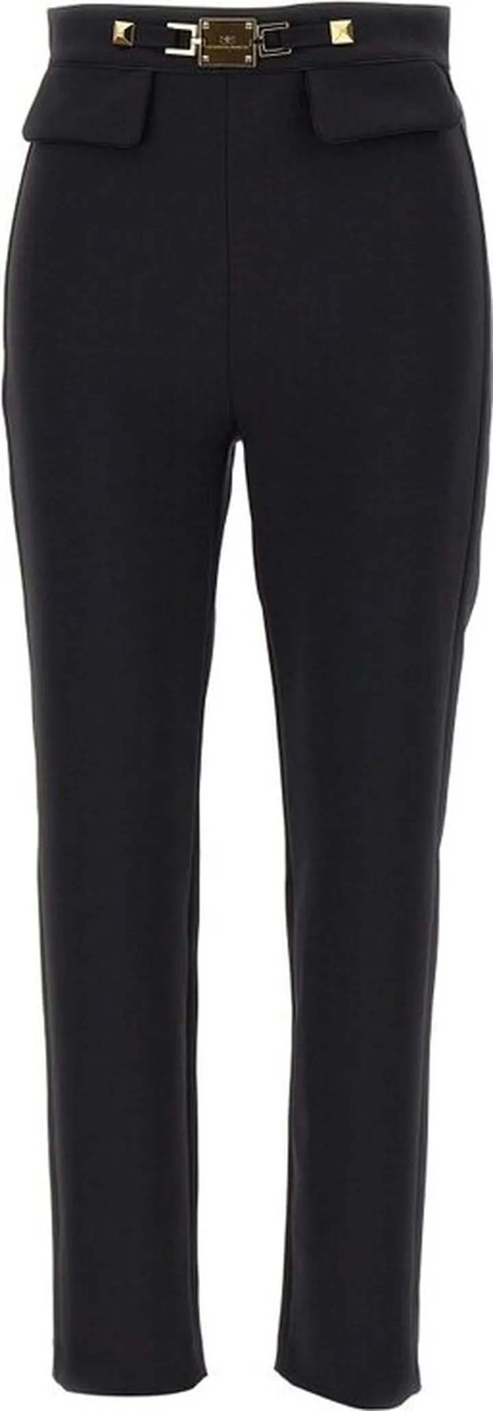 Elisabetta Franchi Belted Cropped Trousers