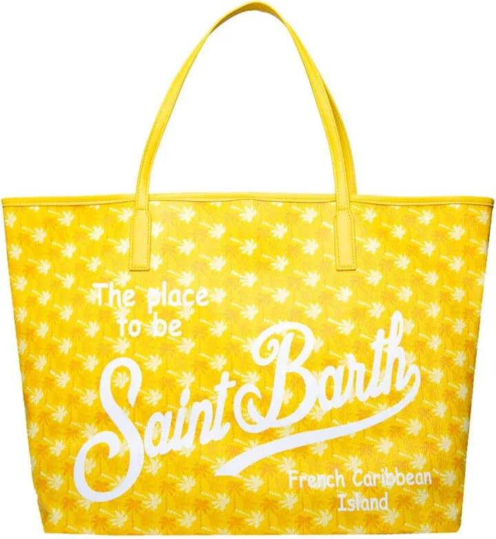 Saint Barth Monogram Yellow Light Bag