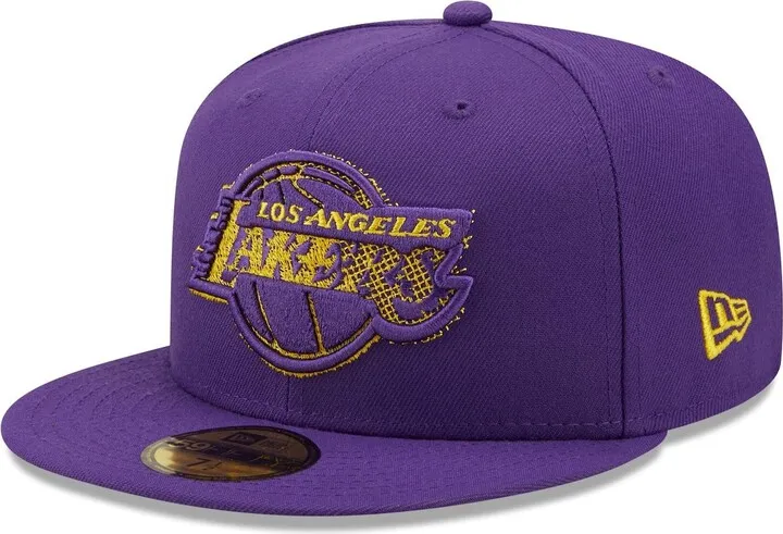 Men's Purple Los Angeles Lakers Scored 59FIFTY Fitted Hat